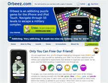 Tablet Screenshot of orbeez.com